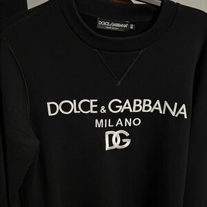 Dolce & Gabbana Men’s Black Crewneck Sweater new without tags